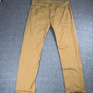 Levis 505 Pants Mens 36x34 (Measures 36x31)  Tan Straight Leg